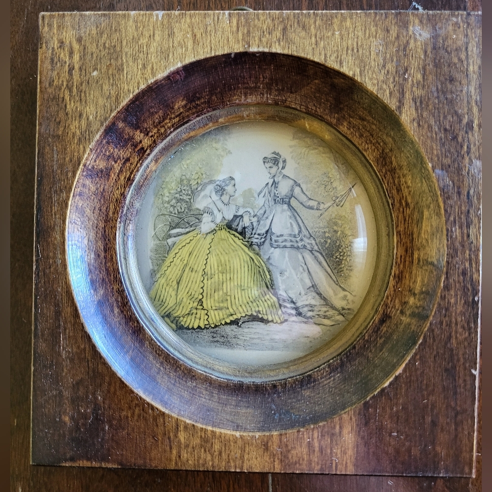 Vintage Wooden Framed Print